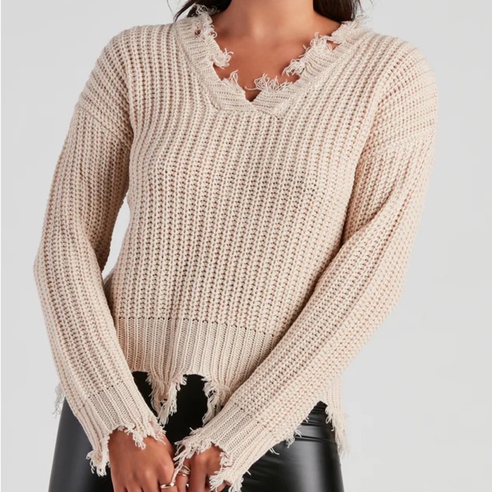 Windsor Distressed Sweater